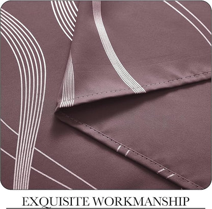 NICETOWN Dry Rose Blackout Curtain Panels 84 - Image 7