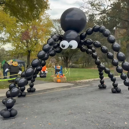 Black Halloween Spider Linking Balloon Set by Govpy