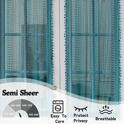 Sutuo Home French Door Curtains - Image 3
