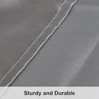 NTBAY 2 Pack Satin King Pillowcases for Hair and Skin, Luxurious and Silky Pillow Cases with Envelope Closure, 20x40 Inches, Grey