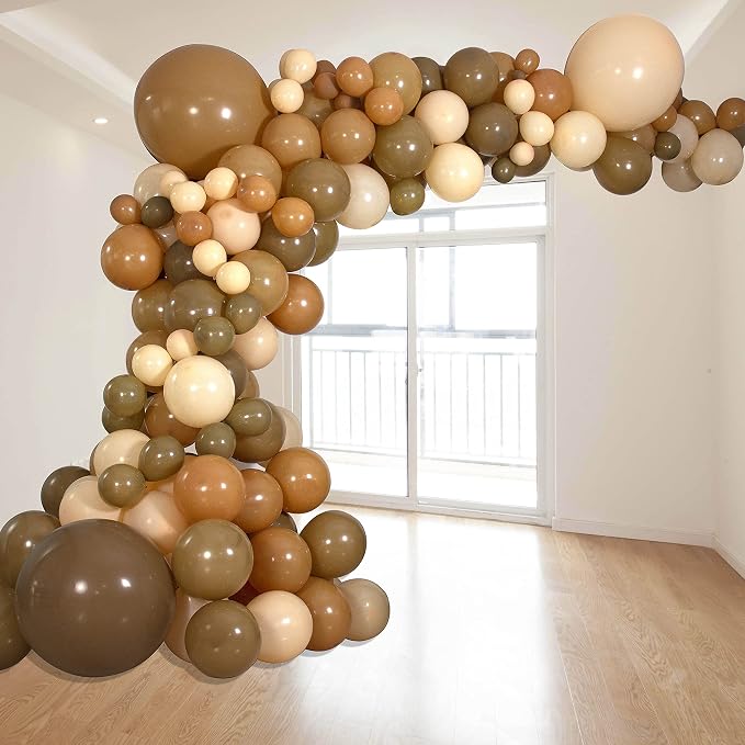 Brown Balloons 18 Inch 12 Pack Large Latex Party Balloons Round Helium Balloon - Image 6