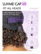 LUVME HAIR 100% Human Hair Wigs Curly Deep Wave Glueless Lace Front 12 Inches Pre Cut Plucked Hd Lace Short Wig Ready To Go Highlight Color Straight Bleached Knots Side Part Black Wigs