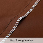 NTBAY 2 Pack Satin Standard Pillowcases for Hair and Skin, Luxurious and Silky Pillow Cases with Envelope Closure, 20x26 Inches, Brown