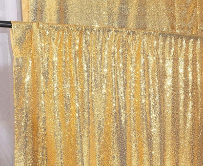 Poise3EHome Gold Sequin Backdrop, 8FT x 8FT Sequin Photography Backdrop Curtain - Image 6