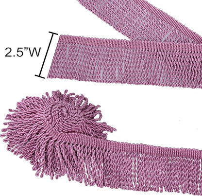 BEL AVENIR Bullion Fringe Trim Curtain Fringes 10 Yard x 2.5 Inches Sewing | - Image 4