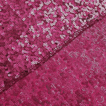 Sugargirl Fuchsia Sequin Backdrop Curtain 4 Panels 2FTx8FT Glitter Fuchsia - Image 7