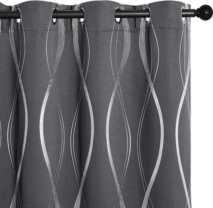 NICETOWN Bedroom Small Blackout Curtain Panels, 42 by 54 Inch, Window Treatment by NICETOWN