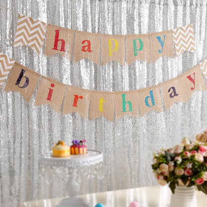 8ft x 8ft Silver Sequin Backdrop CurtainBackdrop - Image 6