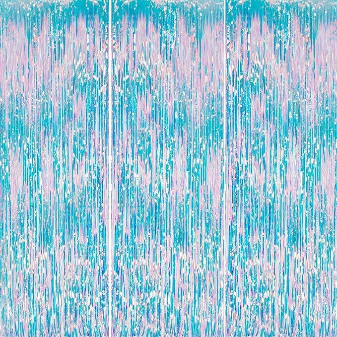DECOCKRAT 3 Pack Foil Fringe Backdrop by DECOCKRAT