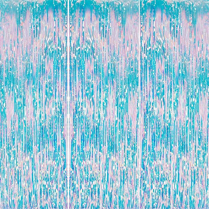 DECOCKRAT 3 Pack Foil Fringe Backdrop by DECOCKRAT