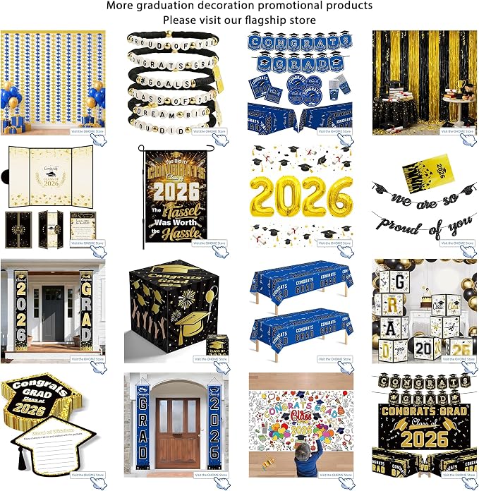 OHOME 8 Pack Graduation Decorations 2026 2027 - Image 2
