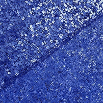 Sugargirl Royal Blue Sequin Backdrop Curtain 10FTx10FT Glitter Royal Blue - Image 8