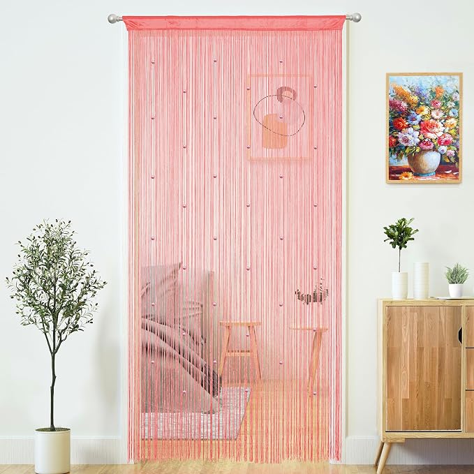 Beaded Curtain Door String Curtains by MakeLifeColorfulandSimple