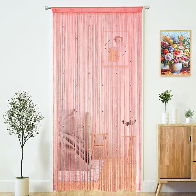 Beaded Curtain Door String Curtains by MakeLifeColorfulandSimple