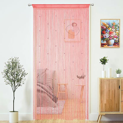Beaded Curtain Door String Curtains by MakeLifeColorfulandSimple