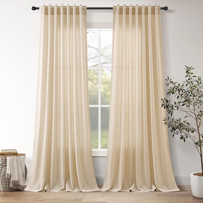 Extra Long Curtains 102 Inches Long by Nanspring