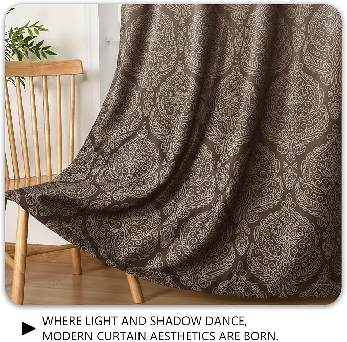 DWCN 100% Blackout Curtains for Bedroom 63 Inch Long - Image 7