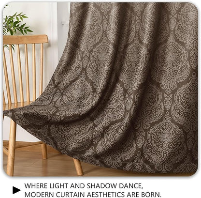 DWCN 100% Blackout Curtains for Bedroom 63 Inch Long - Image 7