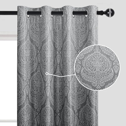 DWCN Black Blackout Curtains for Bedroom 84 Inch Long - Image 6