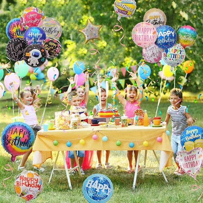 100Pcs Happy Birthday Balloon - Image 8