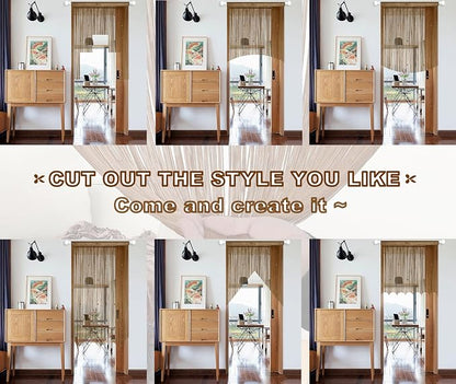 YIIBAII Door String Curtains Fringe Door Curtains - Image 6