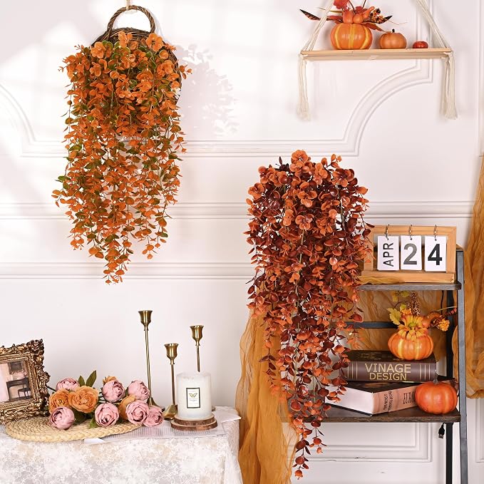 4Pcs Fake Hanging Plants - Image 5
