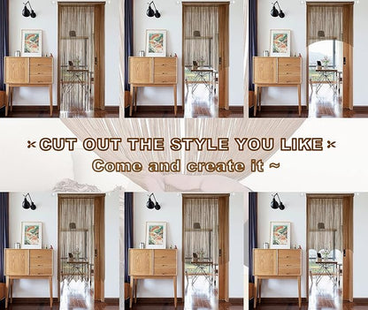 YIIBAII Door String Curtains Fringe Door Curtains - Image 6