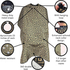 Allegro Combs Cutting Capes Adjustable 46X60 In. One-Size-Fits-All Stainless Steel Snap Buttons