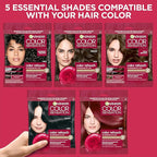 Garnier Color Sensation Color Retouch, Demi Permanent Hair Dye for Roots with 100% Gray Coverage, Darkest Brown Hair Dye 4.0, Pack of 6 (Packaging May Vary)
