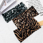 6-Piece Cute Headbands for Women, Stretchy Non Slip Thick Headband for Women’s Hair, Soft Elastic Head Bands for Yoga Running Sport Workout (Cheetah Print)