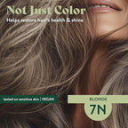 Herbatint Permanent Hair Dye - 7N Blonde - For Up To 100% Gray Coverage of Resistant Gray Hair - Ammonia-Free, Alcohol-Free & Vegan - Salon Influenced Hair Color 5.75 fl oz (4 Pack)