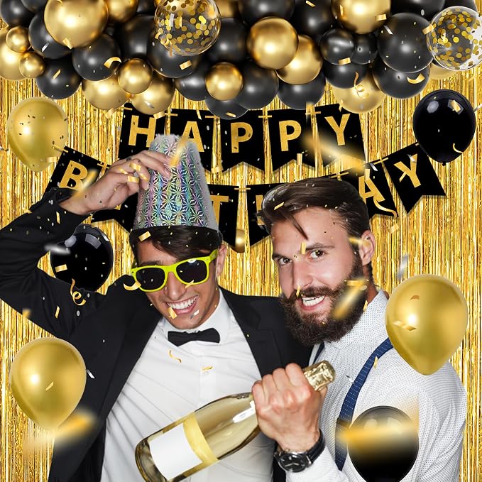 Gold 30th birthday decorations for him Men - Image 7