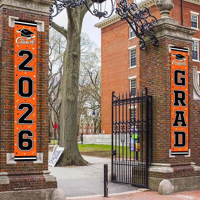 2026 Graduation Decorations, Congrats Grad Banner Backdrop - Image 6