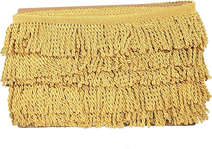 BEL AVENIR Bullion Fringe Trim Curtain Fringes 5 Yard x 2.5 Inches Sewing | - Image 4