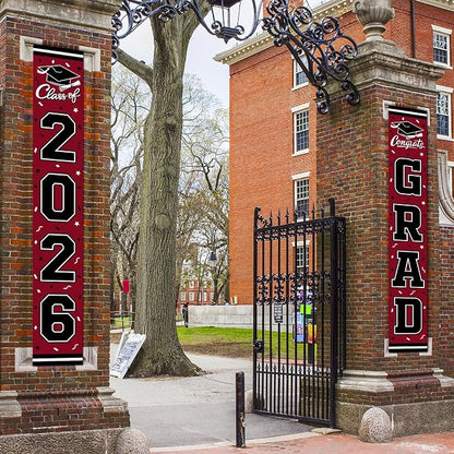 2026 Graduation Decorations, Congrats Grad Banner Backdrop - Image 6