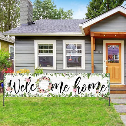 Sumind Welcome Home Banner Large Welcome Home Sign Decorations by Sumind
