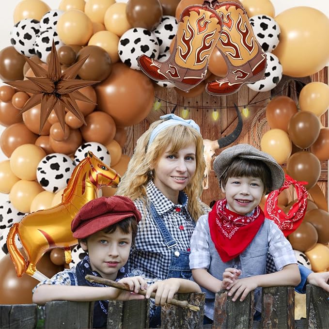 104pcs Western Cowboy Balloon Garland Arch Kit - Image 5