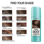 L'Oreal Paris Magic Root Cover Up Gray Concealer Spray, Medium Brown, 2 Oz(Packaging May Vary)