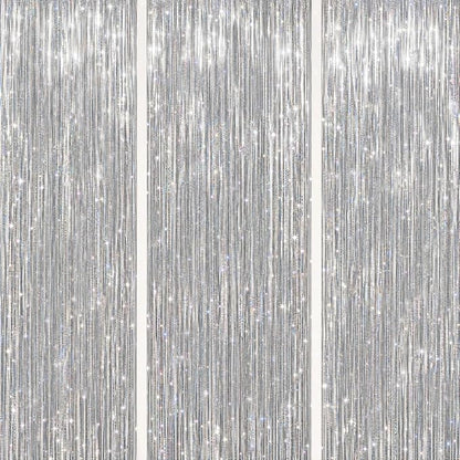 DECOCKRAT 3 Pack Foil Fringe Backdrop by DECOCKRAT