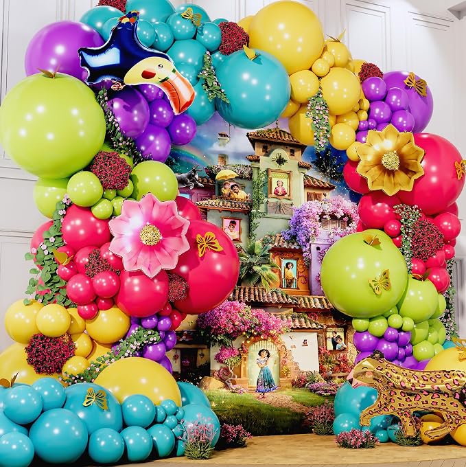 ALL-IN-1 Maribel Encanto Balloons Garland Decorations Arch Kit - Image 4
