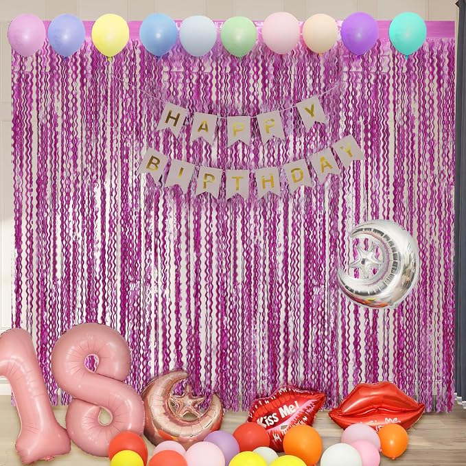 Purple Foil Curtains - Image 5