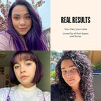 Overtone Semi Permanent Hair Color Conditioner, Royal Plum, 8 oz, Nourishing, Damage-Free, Color Depositing Mask for All Hair Types with Shea Butter & Coconut Oil, Vegan & Cruelty-Free