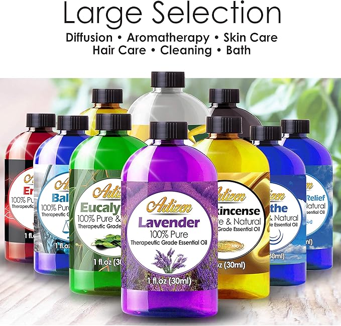 Artizen Good Sleep Blend Essential Oil (100% Pure & Natural - Undiluted) Therapeutic Grade - Huge 4oz Bottle for Aromatherapy, Relaxation, Skin Therapy & More - Aromatherapy Oil