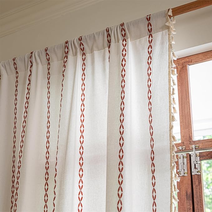 Sutuo Home Boho Curtains 84 Inches Long - Image 4