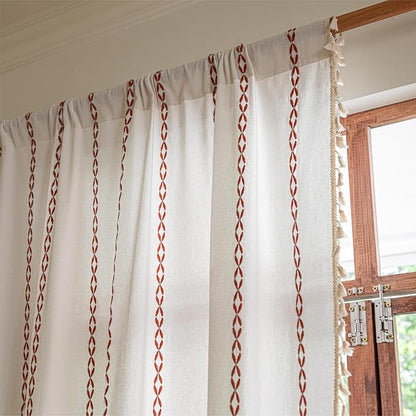 Sutuo Home Boho Curtains 84 Inches Long - Image 4