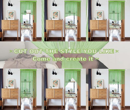 YIIBAII Door String Curtains Fringe Door Curtains - Image 6