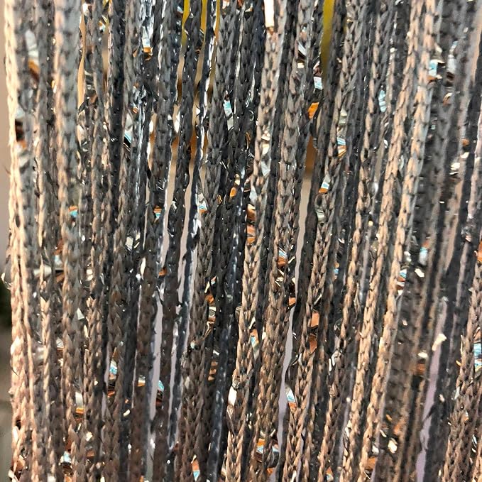 Hysenm 2 Pack 39 x 79 Inch Beaded String Door Curtain, Hippie Room Decor Beaded - Image 6