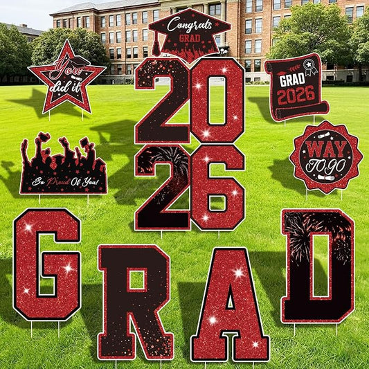 Graduation Yard Signs Class of 2026 Decorations, 2026 Sign by Govpy