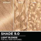 Garnier Hair Color Olia Ammonia-Free Brilliant Color Oil-Rich Permanent Hair Dye, 9.0 Light Blonde, 2 Count (Packaging May Vary)
