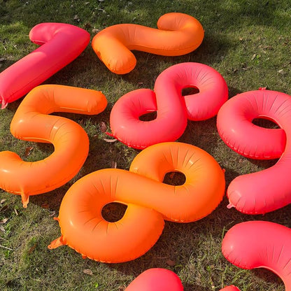 Orange Birthday Number 1 Balloon 40 inch Fluorescent Orange Number 1 | Helium - Image 4